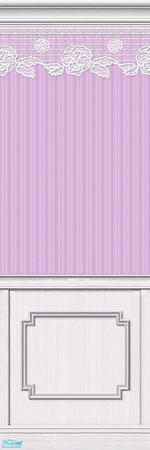 Sims 2 — Lace Walls - Stripes - Plum - 2A by maylynn55 — This wallpaper is plum/purple/lavender with a stripe background