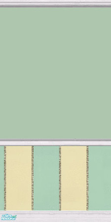 Sims 2 — Sixty-Two Green Top by jeni — Green above the chair rail, Sixty-Two below!