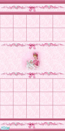 Sims 2 — Victorian pink tiled 3 by devilishdawn —  