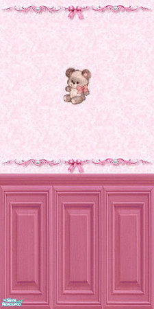 Sims 2 — Victorian baby panel B by devilishdawn — A 2 peice wall set, alternate both A and B panels, or pick one and use