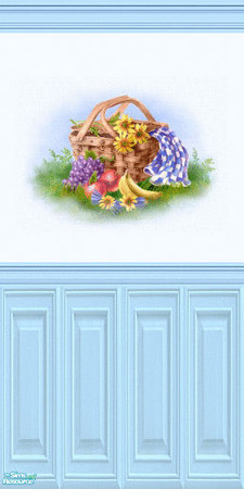 Sims 2 — Flower basket panel by devilishdawn —  