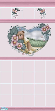 Sims 2 — Beary flowers tiled by devilishdawn —  