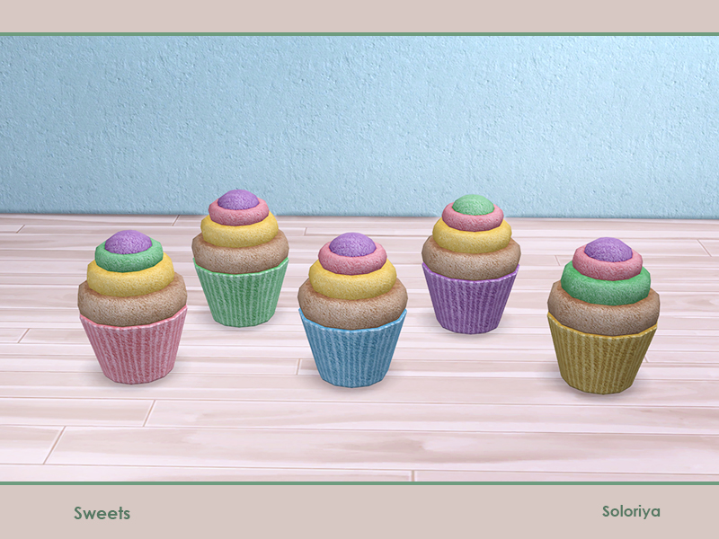 The Sims Resource Sweets. Plush Cupcake