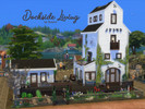 Sims 4 — Dockside Living (no CC) by Suanin — This former warehouse on the docks of Brindleton Bay has been converted into