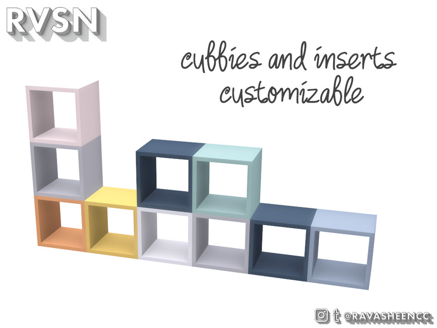 RAVASHEEN's Do It YourShelf Modular Cubby C1