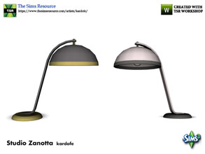 Sims 3 — kardofe_ Studio Zanotta_TableLamp by kardofe — Table lamp, in, metal