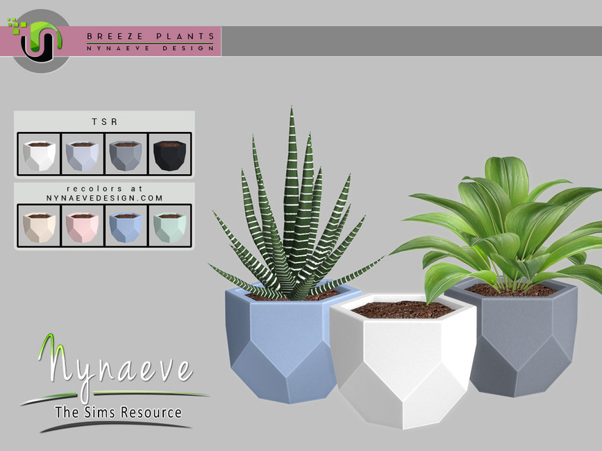 The Sims Resource Breeze Geometric Planter