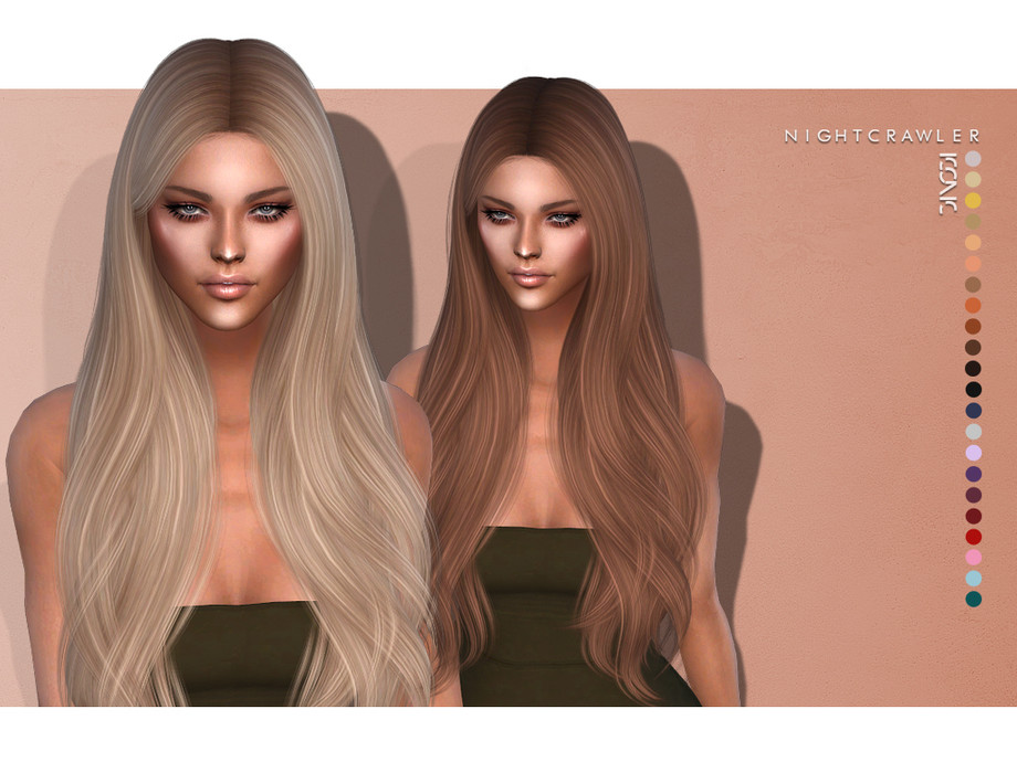 2. "Blonde Hair CC for Woozworld" by The Sims Resource - wide 4