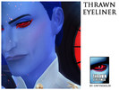 Sims 4 — Thrawn Eyeliner [Star Wars Rebels Style] by Gwyndolin — I recently finished reading the new Thrawn trilogy and I