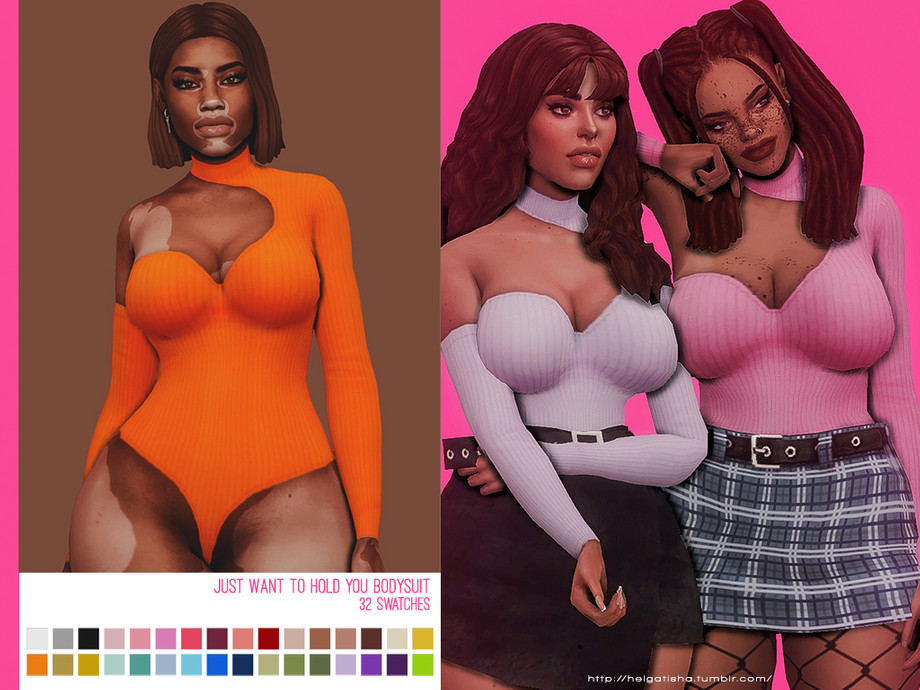 The Sims Resource - [helgatisha] Just Want To Hold You Bodysuit