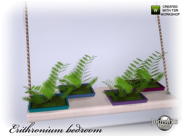 Sims 4 — Erithronium bedroom part 2 plant 4 by jomsims — Erithronium bedroom part 2 plant 4