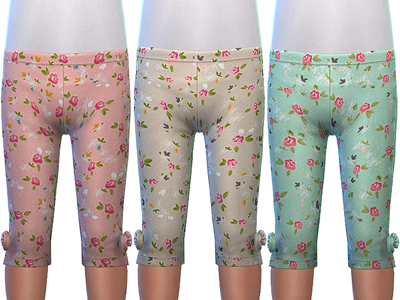 The Sims Resource - Toddler Girls Mixed Leggings