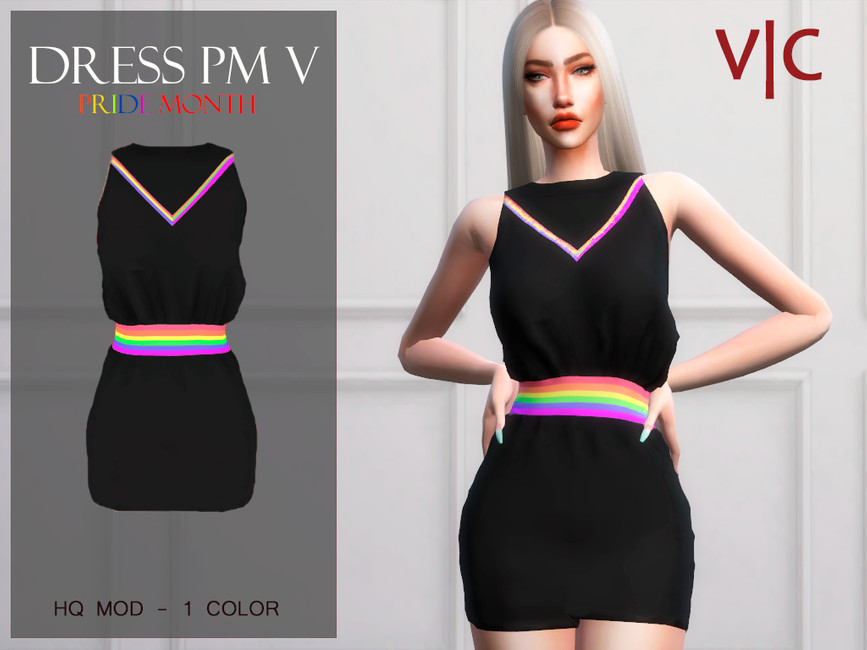 Viy Sims DRESS PRIDEMONTH I - V|C