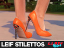 Sims 4 — [llazyneiph] Leif Stilettos by llazyneiph — Elegant stilettos with a leaf design wrapping the heel.