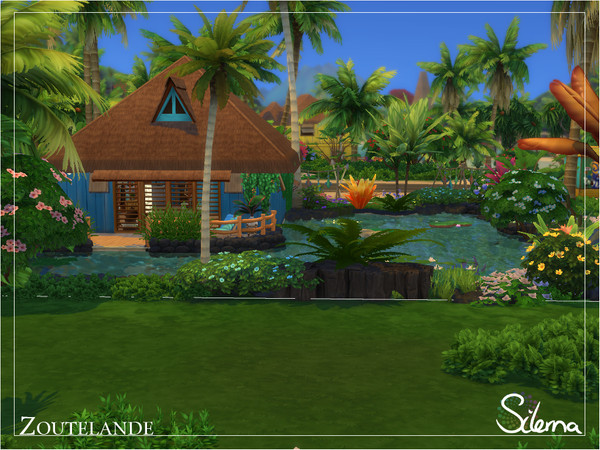 Sims 4 — Zoutelande by Silerna — Zoutelande is a small fishershut (before Tiny living was released) with a beautiful lake