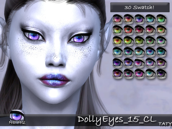 Sims 4 — [Ts4]Taty_DollyEyes_15_CL by tatygagg — - Female, Male - Human, Alien - Toddler to Elder - Hq Compatible