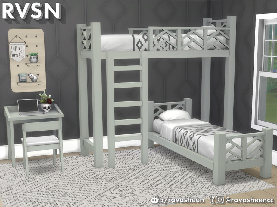 Bunk Bed Series, How To Build Cool Bunk Beds Sims 4