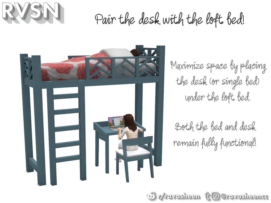 The Sims Resource That S What She Bed, Bunk Beds Sims 4 Cc