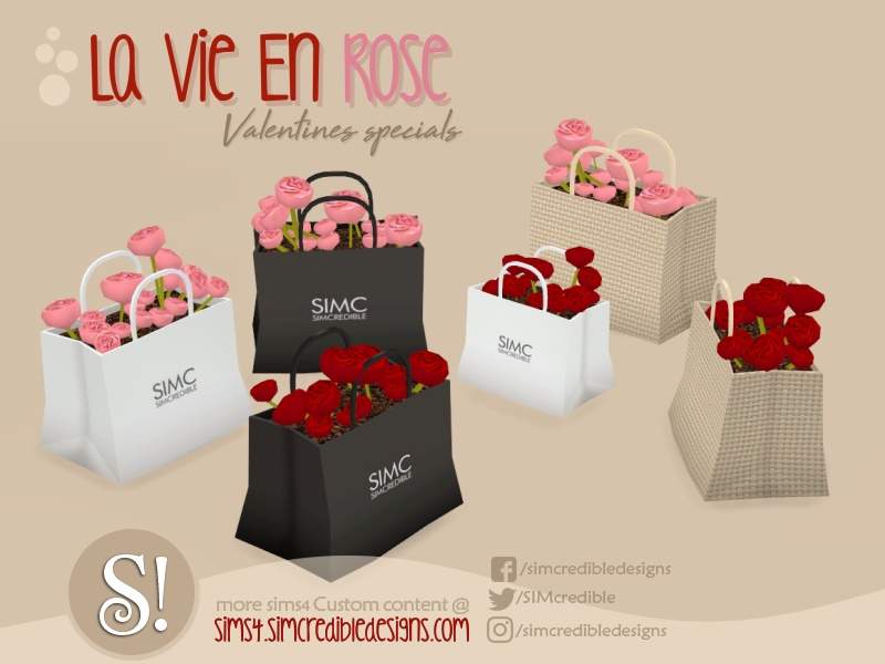 The Sims Resource la vie en rose roses bag