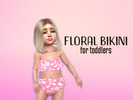 Sims 4 — Floral toddler bikini - Island Living needed by martep2 — A cute floral bikini for your toddlers. This is a