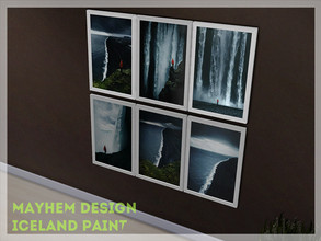 Sims 4 — Iceland Paint by mayhem-sims — 6 swatches HQ texture Base game compatible