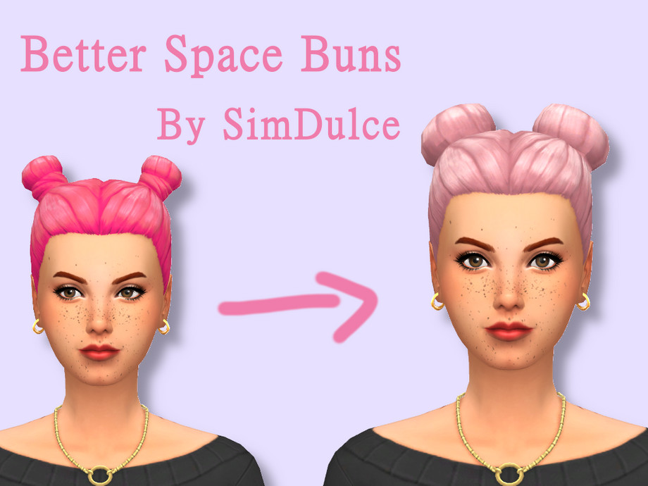 sims 4 space buns cc