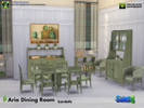 Sims 4 — kardofe_Aria Dining Room_ by kardofe — Ten new meshes to recreate a classic rustic style dining room, in three
