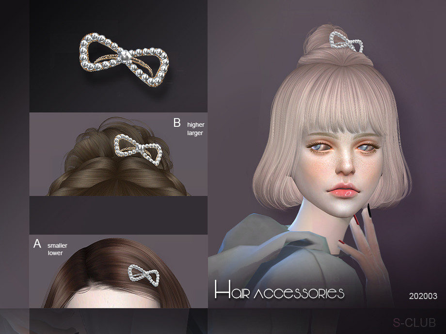 The Sims Resource LL ts4 Hair Accessories 202003