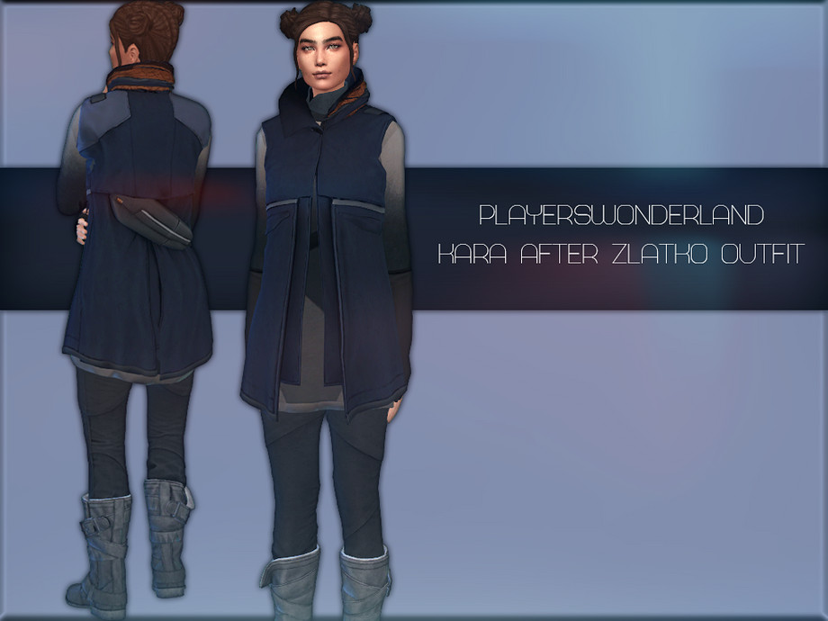 The Sims Resource - Detroit: Become Human - Markus Coat