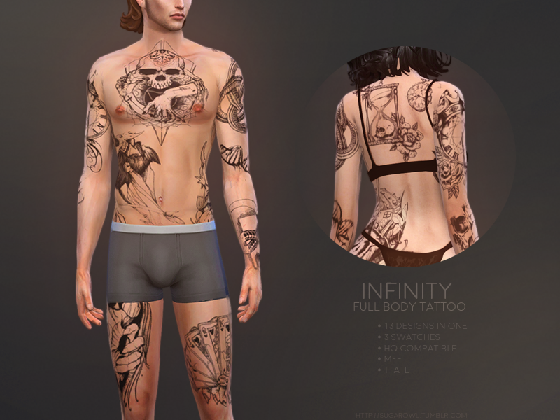 Black Lungs Tattoo  The Sims 4 Download  SimsFindscom