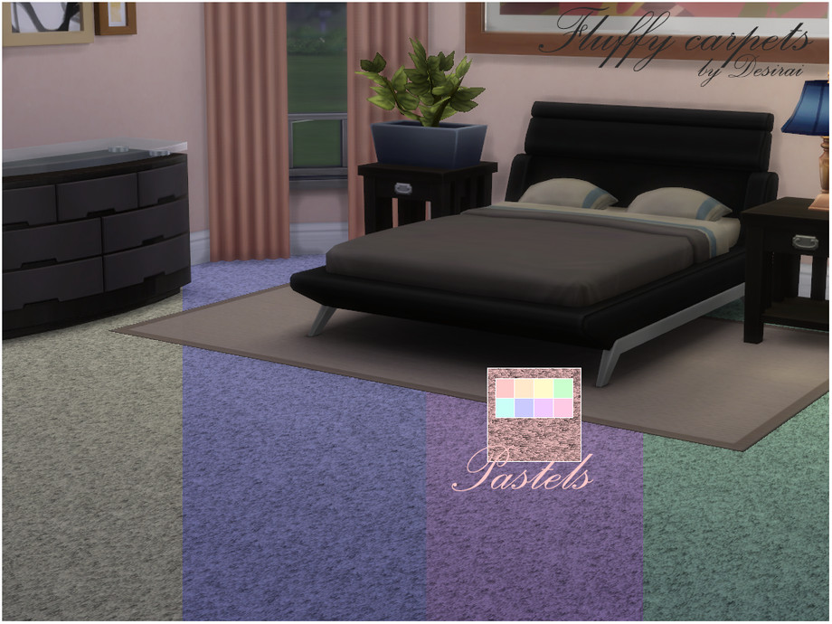 The Sims Resource Fluffy Carpets Pastels