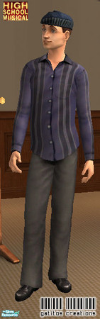 Sims 2 — Ryan Evans by __gatitos__ — Ryan Evans from High School Musical. Hair & Clothes: by Maxis.
