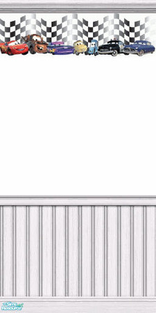 Sims 2 — D2DCars Boys Room - Finish Line by D2Diamond — Disney's Car themed bedroom. Look for the three poster packs,