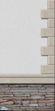 Sims 2 — Jack's Walls - Footing with Right Siding by MysticalNomad — True replica of the wall covering used on the house