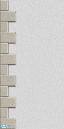 Sims 2 — Jack's Walls - Cement with Left Siding by MysticalNomad — True replica of the wall covering used on the house