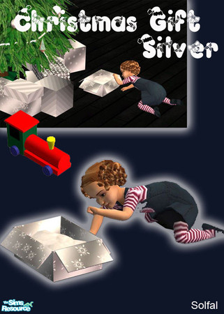 Sims 2 — Christmas Gift Silver by solfal — 