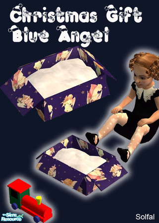 Sims 2 — Christmas Gift Blue Angel by solfal — 