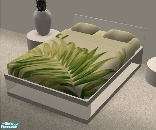 Sims 2 — Green Leaf Bedding by nikisatez05 — 