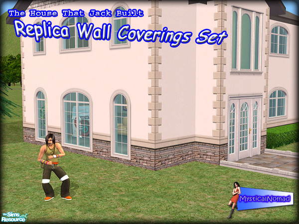 Sims 2 — Jack's Replica Wall Coverings by MysticalNomad — The complete collection of replica wall coverings used on the
