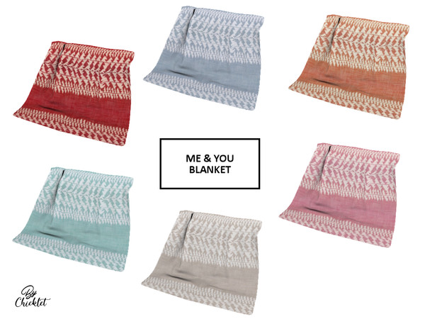 Sims 4 — Me and You Blanket for Swing by Chicklet — Friends are Flowers in the Garden of Life. The Me and You Garden Set
