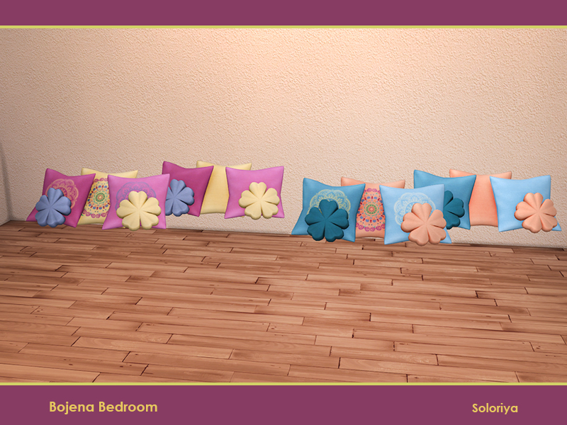 The Sims Resource - Bojena Bedroom. Bed Pillows