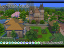 Sims 4 — Lord Drad's Estate (NO CC) by SorakaBananaGirl — A 50x40 lot with a farm, one main house and other 2 small