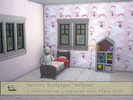 Sims 4 — Nursery Wallpaper Balloon by Sahiya81 — - Nursery Wallpaper Balloon - 3 Colors with matching Plain Wall in 3