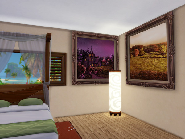 Sims 4 — Lots o' Dots Landscapes by mick5000 — Landscape dot paintings by my very talented wife. A scenic meadow with