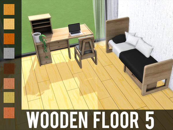 Sims 4 — Wooden Floor 5 by modelsims4 — Wooden Floor 5 - 8 swatches - Made with Sims4Studio and Adobe Photoshop - Do not