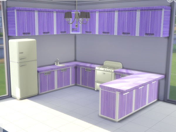Sims 4 — Perfect Pastels Kitchen Set by BlackCat27 — The Perfect Pastels Kitchen Set comes in six subtle colours: mauve,