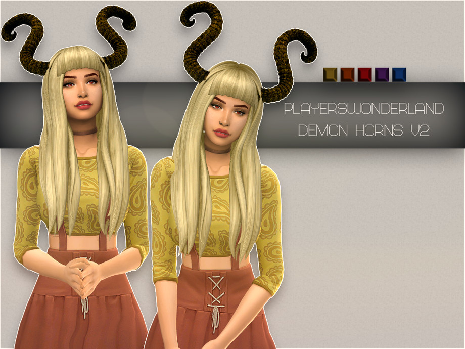 The Sims Resource Demon Horns V2