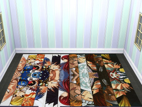 Sims 4 — Fairy Tail Rug by GeekyFairy — Another Fairy Tail themed item for you geeky sims room. *Don't claim/post it as