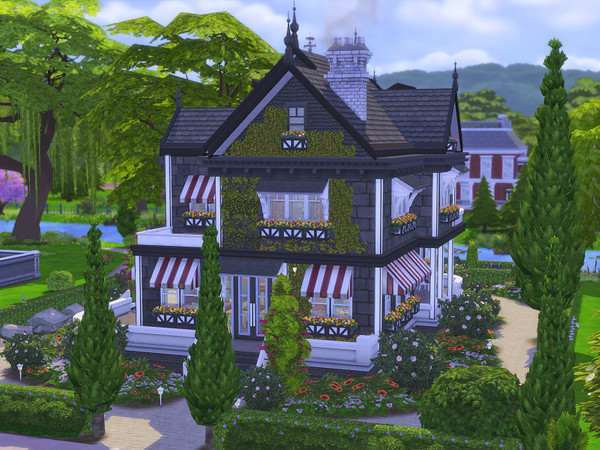 Sims 4 — Parkshore - No CC by Simalien_ — Hello sweet aliens! This stunning family home is actually a renovation of the