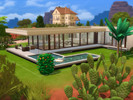 Sims 4 — One Single Modern Home by lolanevess — This is a simple and cozy modern home. If your Sim is single, this is the
